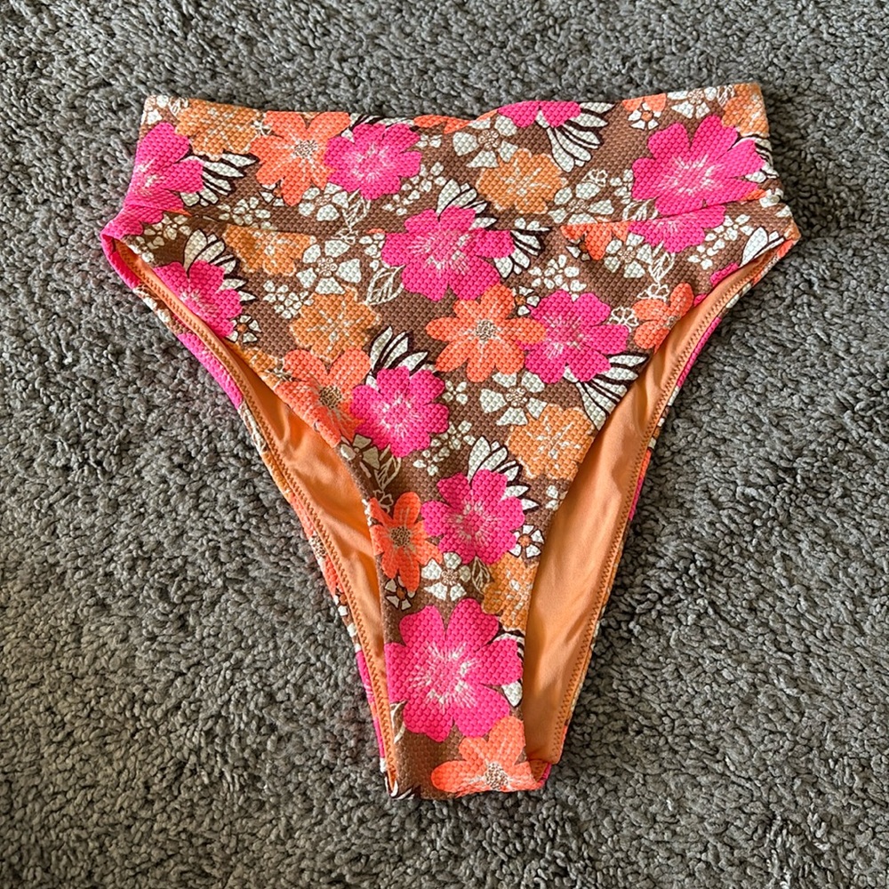 High-cut Cheeky Aerie Swim Bottoms